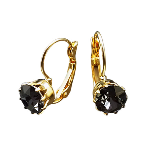 Auskarai "Krāšņums V (Sidabrinė naktis)" su Swarovski™ kristalais